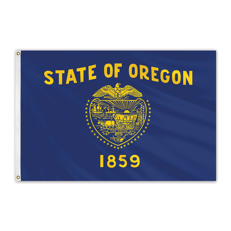 Global Flags Unlimited Oregon Outdoor Poly Max Flag 5'x8' 201005